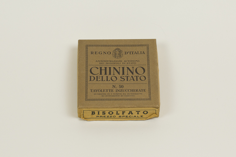 confezione cartone di chinino dello stato